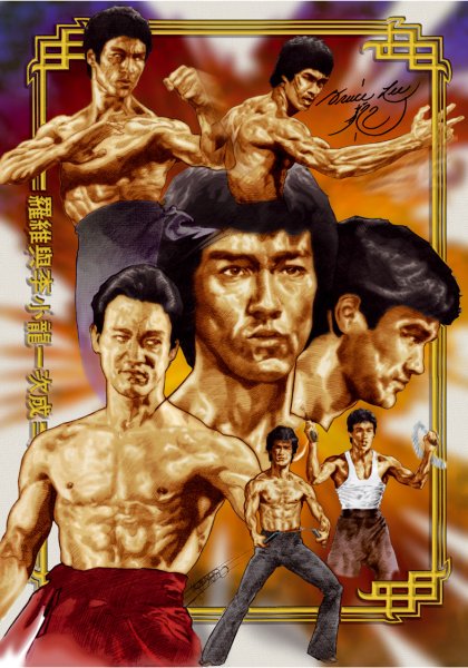 Постеры фильмов Брюса ли