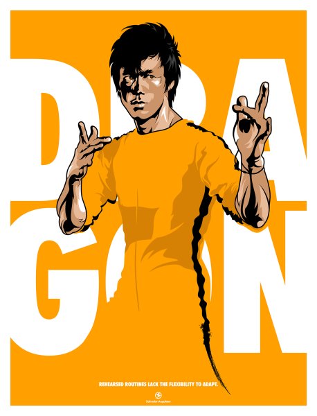 Bruce Lee Постер