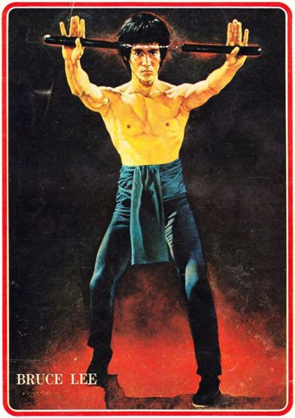 Арт Постер Брюс ли