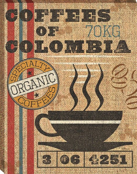 Ретро Постер кофе