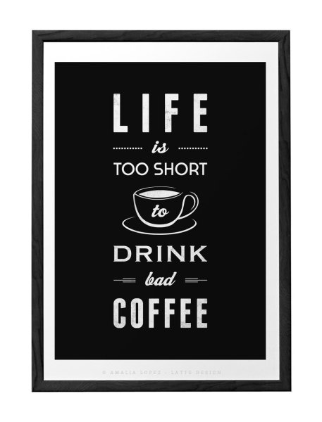 Постер кофе