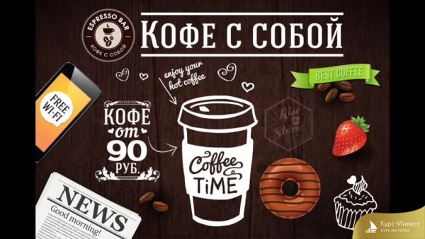 Баннер кофейни