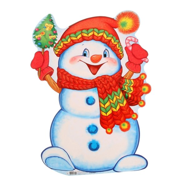 Новогодние украшения на окна цветные