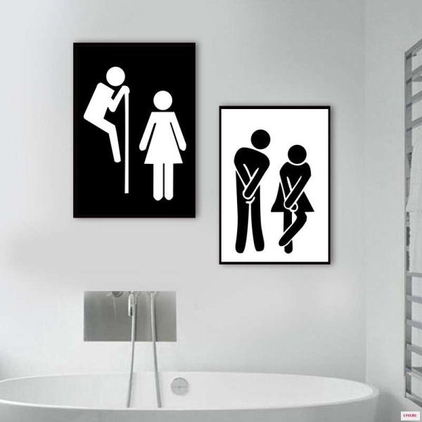 Постеры в туалет на стену