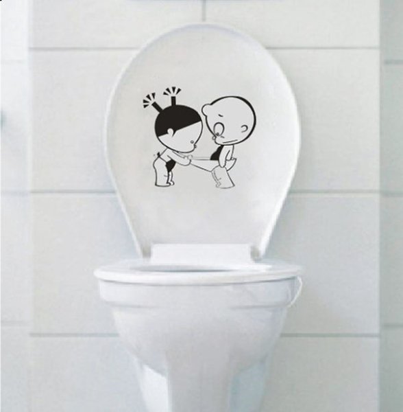 Трафарет для туалета на стену