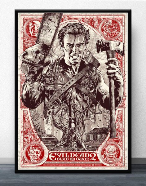 Зловещие мертвецы Art poster