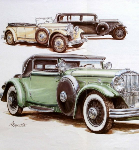 Рекламные плакаты автомобилей