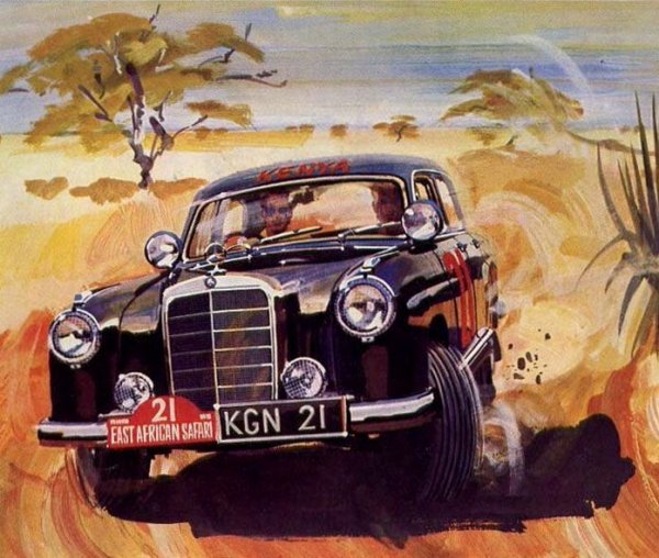 Винтажные автомобили арт