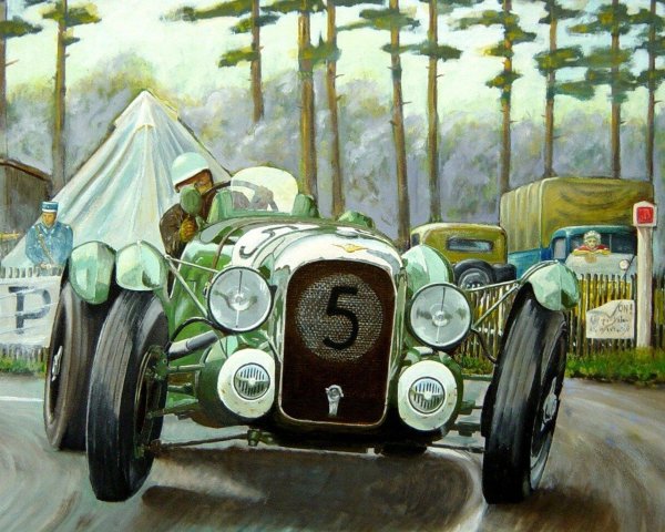 Зарисовки ретро автомобилей