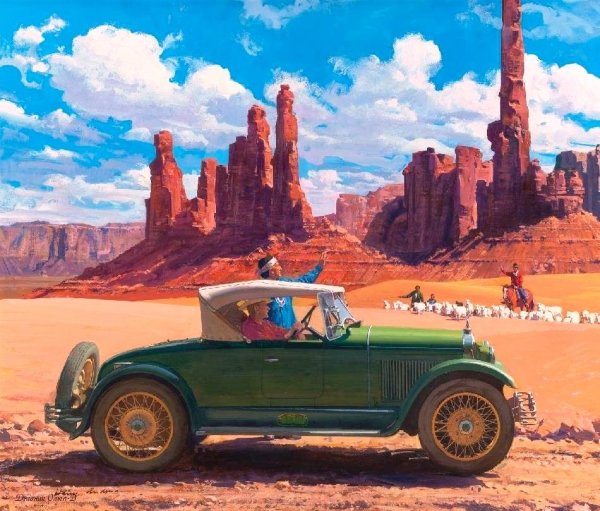 Вацлав Западлик художник автомобилей