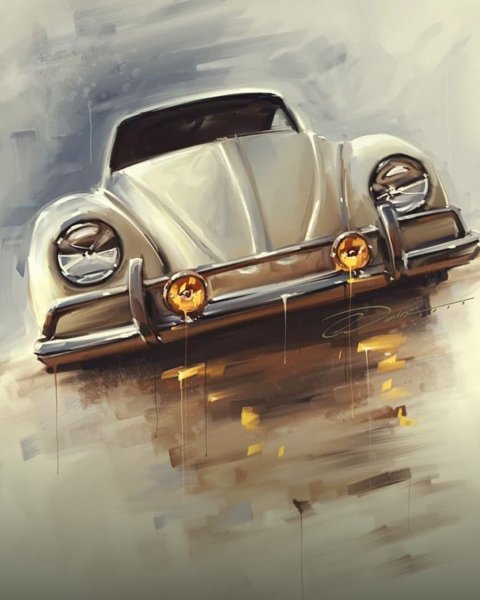 Ретро картины Гарри Андерсон