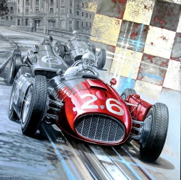 Ретро машины для декупажа