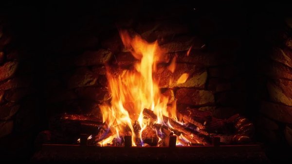 Камин заставка для телевизора