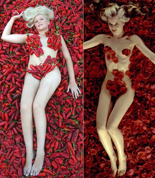 Красота по американски Кевин Спейси поцелуй