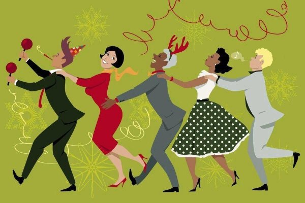 Новогодний корпоратив в кафе