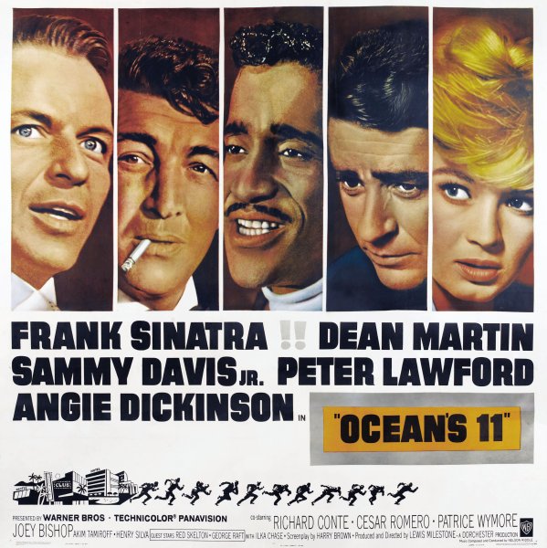 Фрэнк Синатра в фильме 11 друзей Оушена