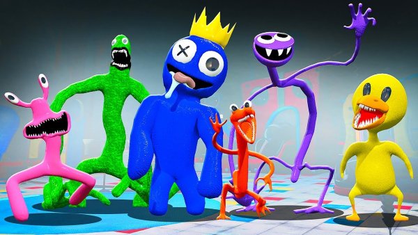 Радужные друзья монстры