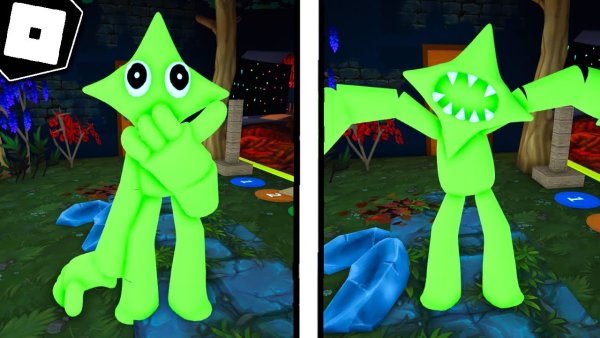 РОБЛОКС радужные друзья зеленый