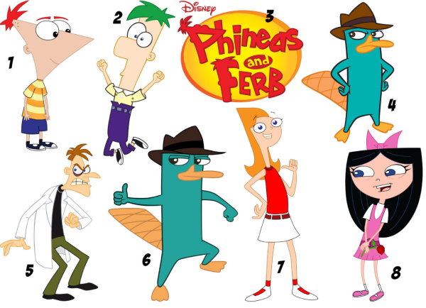 Персонажи их Финеса и Ферба