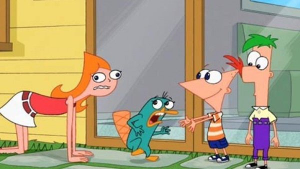 Кадр из мультика Финес и Ферб