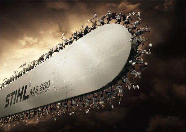 Креативная реклама печати