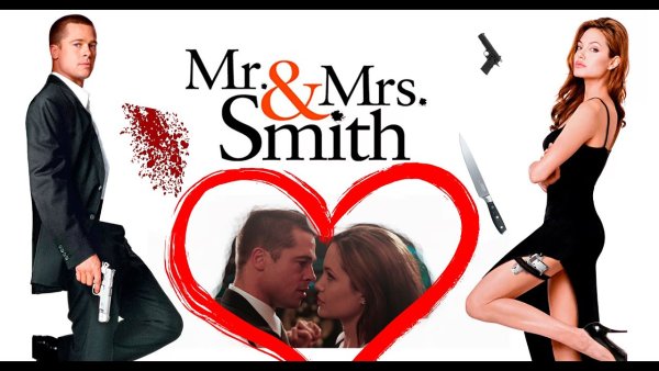 Шарж Мистер и миссис Смит