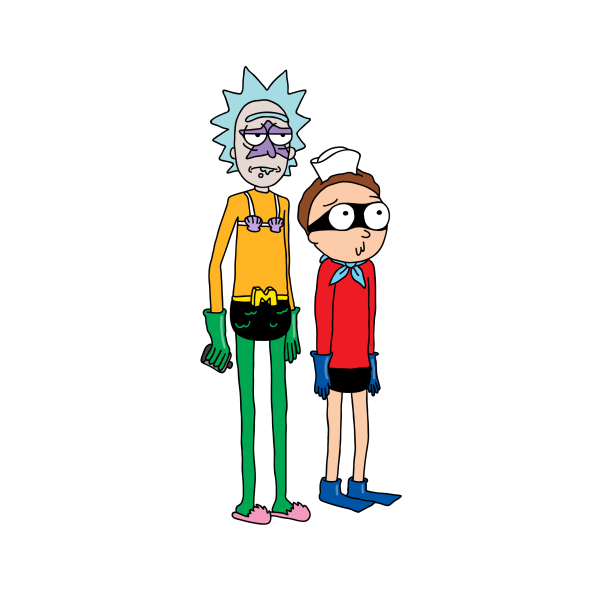 Рик и Морти герои мультфильма