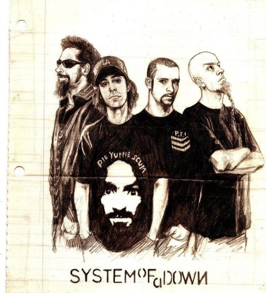 Постер группы System of a down
