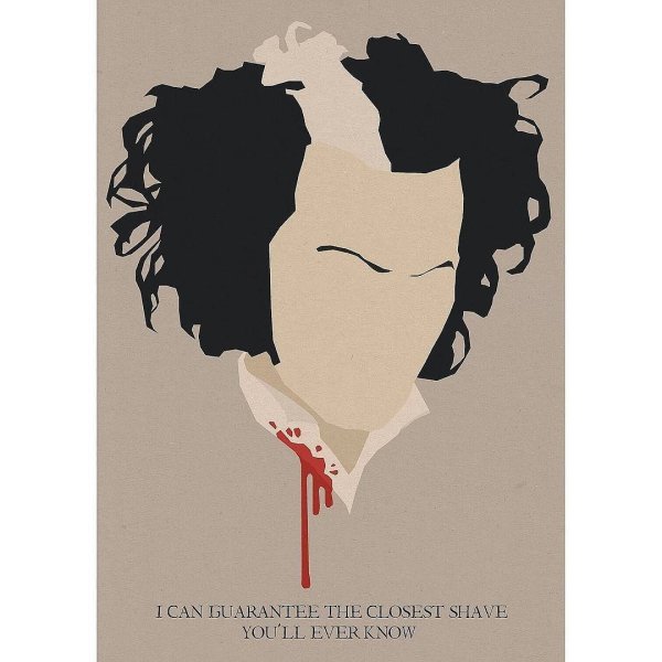 Минималистичный Постер Суини Тодд