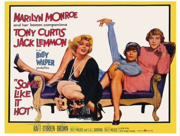 Постер фильма в джазе только девушки