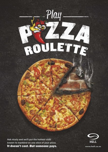 Рекламный плакат пиццерии