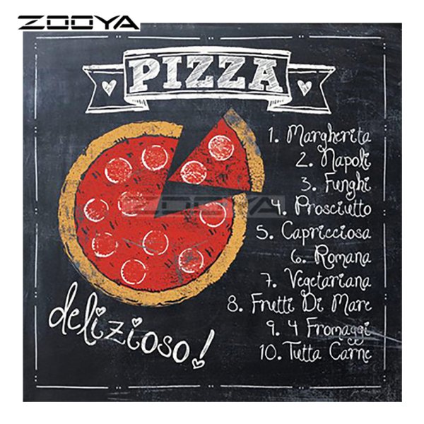Меловая доска пицца