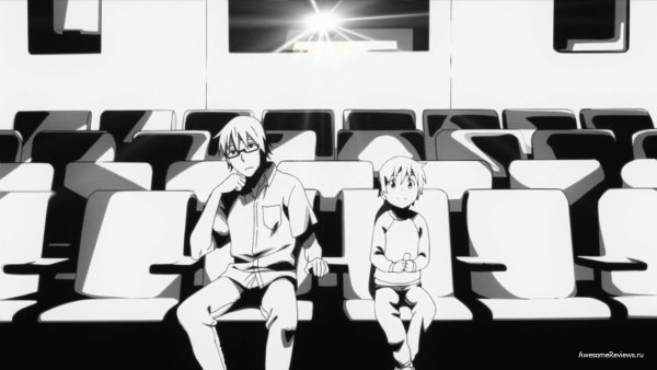 Город в котором меня нет аниме Постер