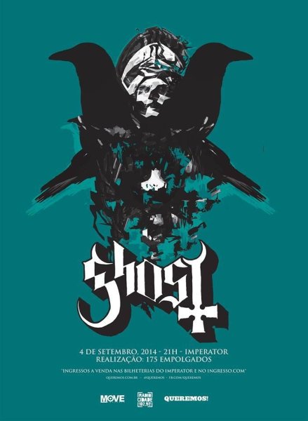 Плакат группы Ghost