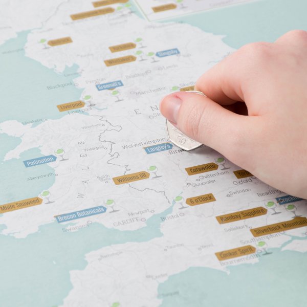 Скретч Постер "#100дел"