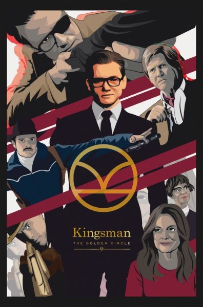 Kingsman: the Golden circle poster