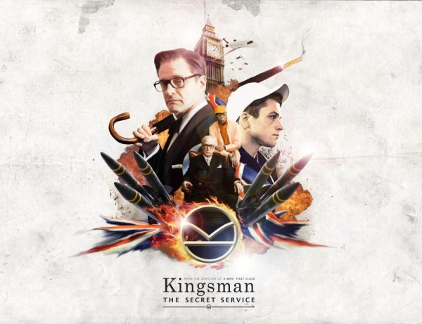 Кингсман секретная служба Постер