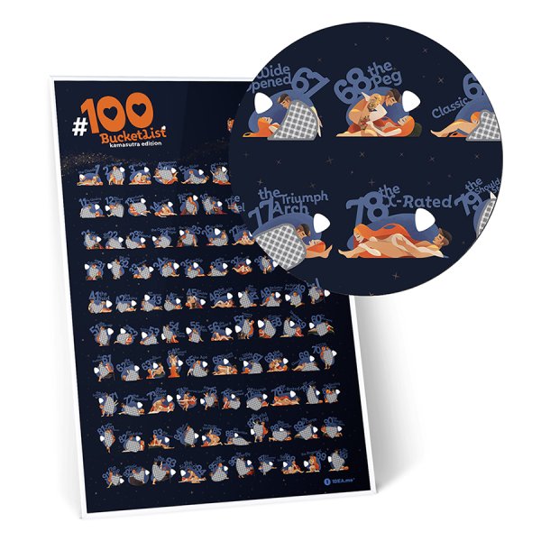 Скретч карта 100 фильмов