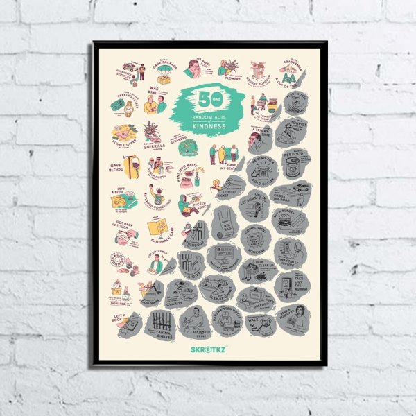 Скретч карта 100 книг