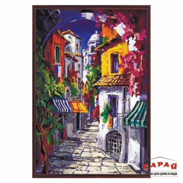 Постер итальянская улочка
