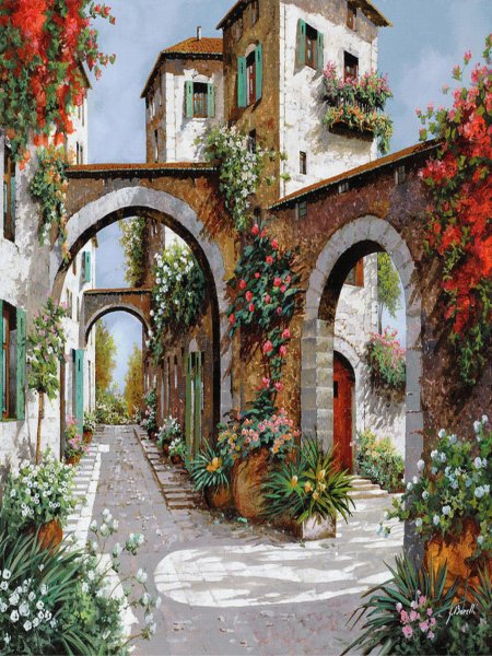 Боб Пейман Ротонда итальянский пейзаж