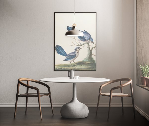 Графика в бирюзовых тонах