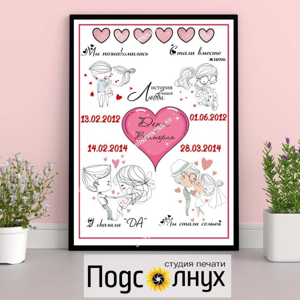 Плакат для влюбленных