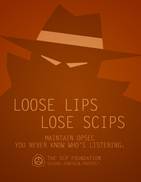 Плакат SCP фонда