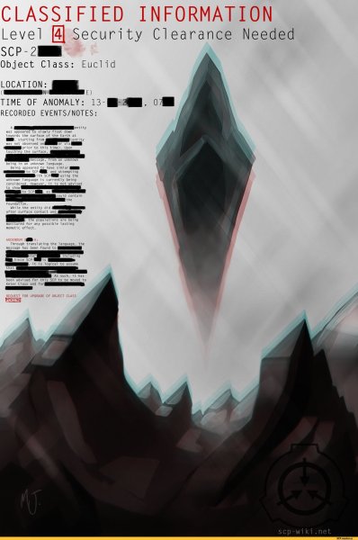 Плакат SCP фонда