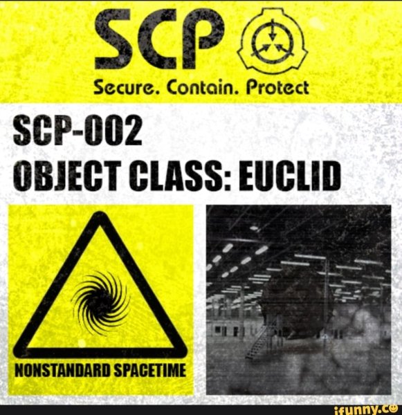 Плакат SCP фонда