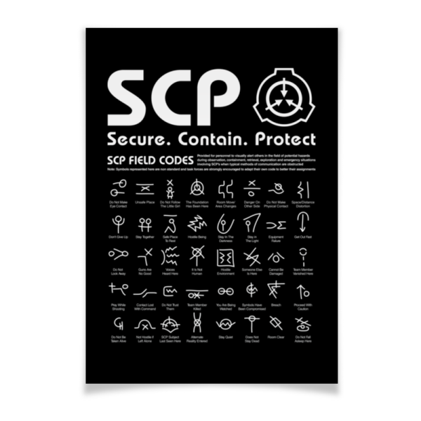 Постеры фонда SCP