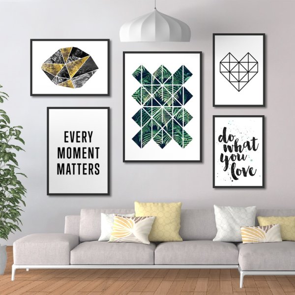 Набор постеров для интерьера в скандинавском стиле