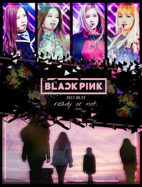 Плакат группы Блэк Пинк