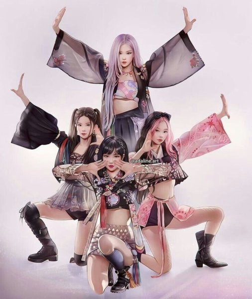 Группа BLACKPINK 2021